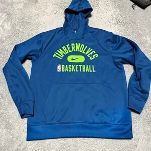 Nike Minnesota Timberwolves Hoodie Mens Medium NBA Basketball Wolves